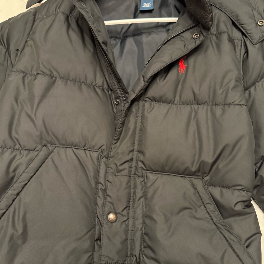 Boys Black Puffer Jacket